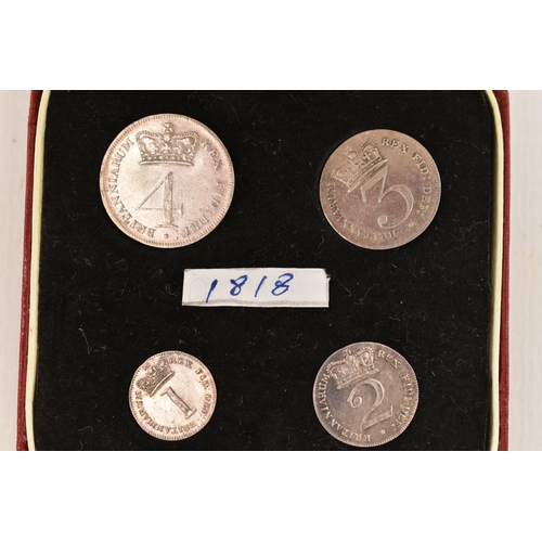 167 - A GEORGE III MAUNDY COIN SET OF FOUR COINS 1818