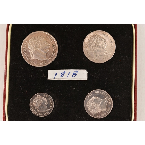 167 - A GEORGE III MAUNDY COIN SET OF FOUR COINS 1818