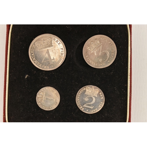 168 - A GEORGE III CASED SET OF HIGH GRADE MAUNDY COINS 1820