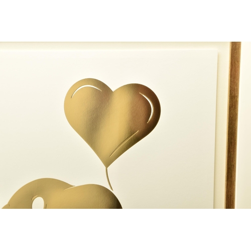 305 - ALLESANDRO PAGLIA (ITALY 1980) 'HEART OF GOLD', a signed limited edition embossed print on paper, de... 