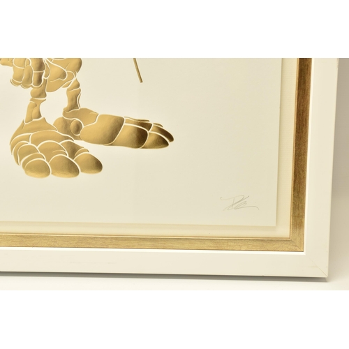 305 - ALLESANDRO PAGLIA (ITALY 1980) 'HEART OF GOLD', a signed limited edition embossed print on paper, de... 