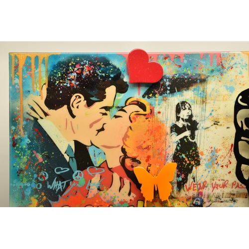 319 - URI DUSHY (ISRAEL 1963) 'ALL YOU NEED IS LOVE III', a depiction of contemporary icons including an a... 