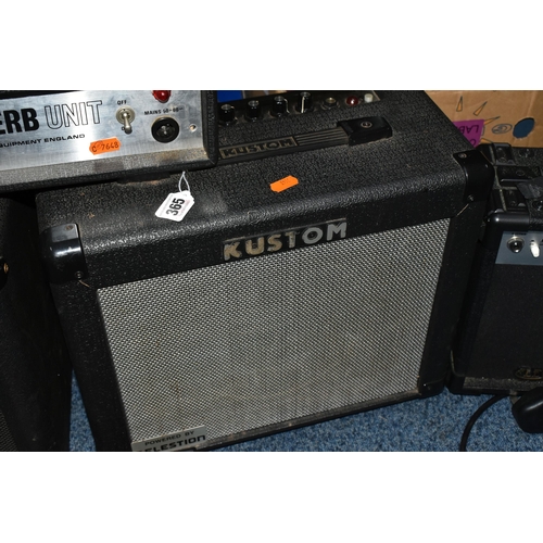 365 - A GROUP OF  GUITAR SOUND EQUIPMENT comprising a Carlsbro Reverb Unit, an Elevation EG-10J 10 Watt Gu... 