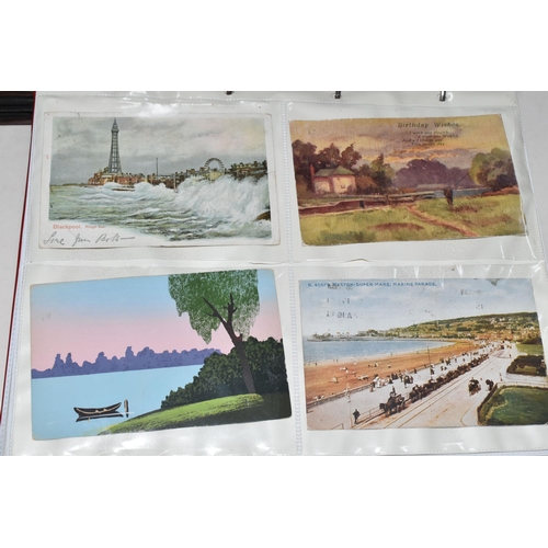 373 - Two Albums of Postcards containing approximately 235 miscellaneous examples from the early-mid 20th ... 