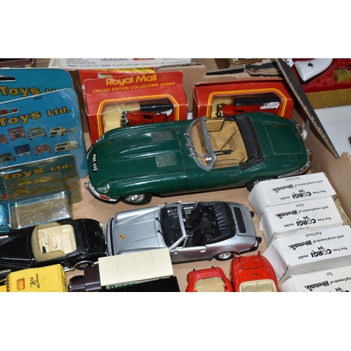 382 - TWO BOXES OF COLLECTIBLE CARS AND GAMES to include a Special Edition Boxed Corgi Harry Potter Hogwar... 