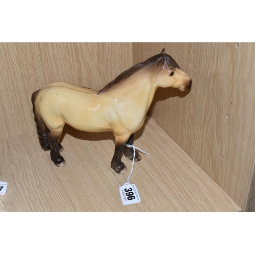 396 - A BESWICK HIGHLAND PONY 'MACKIONNEACH' model no 1644, height 17.5cm (1) (Condition Report: appears i... 