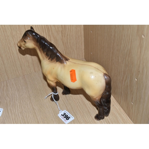 396 - A BESWICK HIGHLAND PONY 'MACKIONNEACH' model no 1644, height 17.5cm (1) (Condition Report: appears i... 