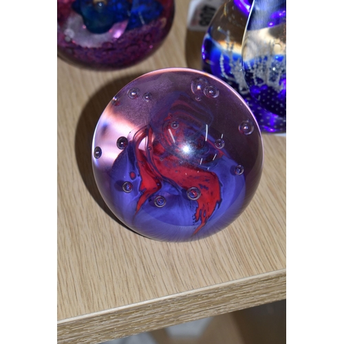 408 - A GROUP OF FOUR LIMITED EDITION CAITHNESS PAPERWEIGHTS, comprising ' Bedouin' 139/350, 'Devil's Advo... 