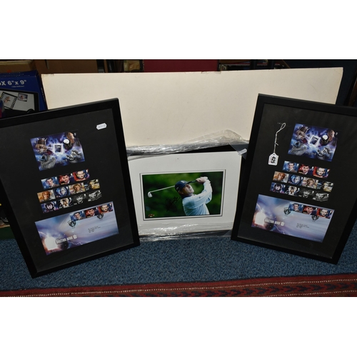 425 - Two Framed 1st Day Cover Sets celebrating 50 Years of Doctor Who 1963 - 2013 and a framed, signed ph... 