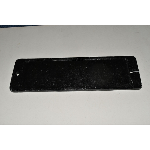 427 - A REPRODUCTION LOCOMOTIVE SMOKEBOX DOOR NUMBERPLATE, cast aluminium plate showing No.7824 from the B... 