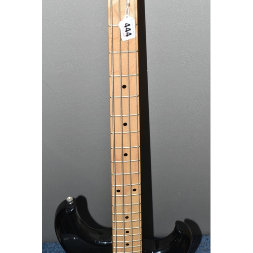 444 - A VOX STANDARD BASS ELECTRIC GUITAR, made in Japan, black finish, serial number 1120418 (1) (Conditi... 