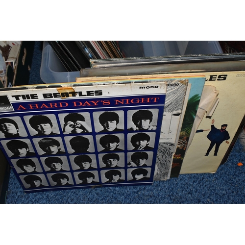 445 - A BOX OF RECORDS, to include The Beatles: Revolver PMC 7009 XEX 606-2, Sgt. Pepper's Lonely Hearts C... 