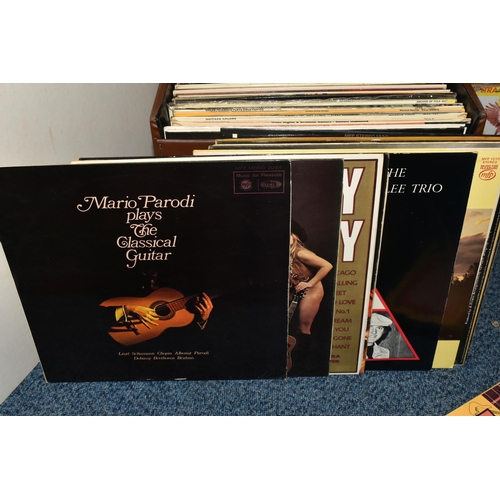 471 - TWO CASES OF LPS, to include easy listening, waltz music, jazz, guitar etc. (sd/af), (2)