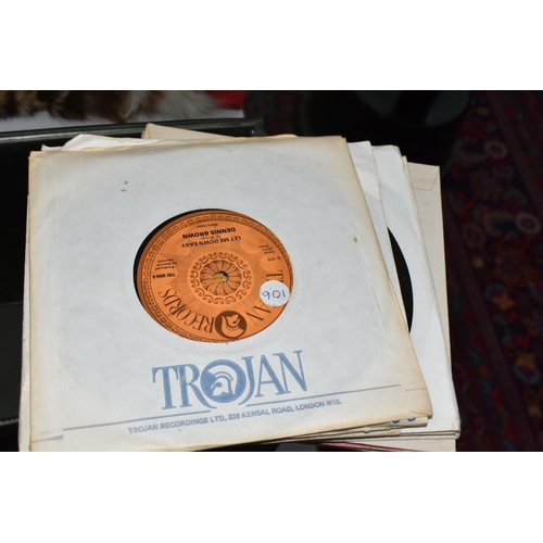 475 - A CASE OF REGGAE SINGLES, on Trojan and Island record labels, including The Skatalites Guns of Navar... 