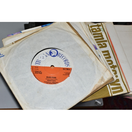 475 - A CASE OF REGGAE SINGLES, on Trojan and Island record labels, including The Skatalites Guns of Navar... 