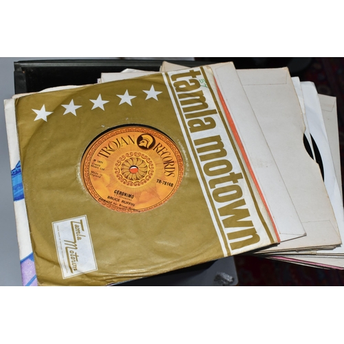 475 - A CASE OF REGGAE SINGLES, on Trojan and Island record labels, including The Skatalites Guns of Navar... 