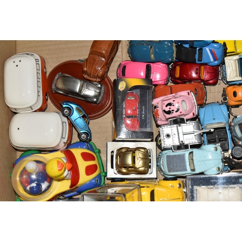 480 - THREE BOXES AND LOOSE ASSORTED NOVELTY CAR THEMED ITEMS to include three of ceramic tealight holders... 