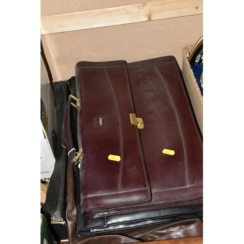 491 - THREE BOXES AND LOOSE MISCELLANEOUS ITEMS, to include a box of mixed metals with copper bed pan, cop... 