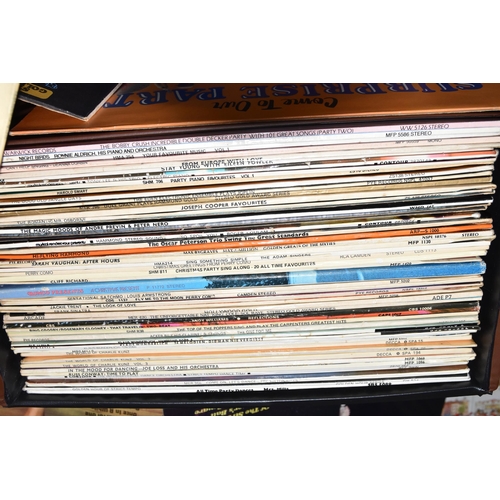 533 - TWO CASES OF LPS to include approximately fifty records comprising assorted ballroom records, niche ... 