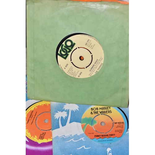 541 - ONE BOX AND ONE CASE OF SINGLE 45 RPM VINYL RECORDS, approximately three hundred records, artists in... 