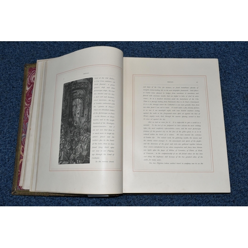 335 - LONDON, A PILGRIMAGE' BY GUSTAVE DORÉ AND BLANCHARD JERROLD, Grant & Co 1872, leather bound with gil... 