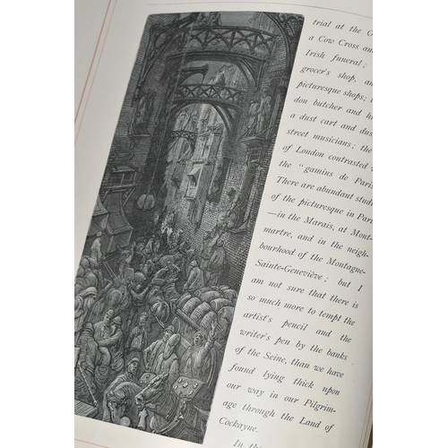 335 - LONDON, A PILGRIMAGE' BY GUSTAVE DORÉ AND BLANCHARD JERROLD, Grant & Co 1872, leather bound with gil... 