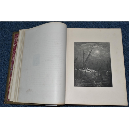 335 - LONDON, A PILGRIMAGE' BY GUSTAVE DORÉ AND BLANCHARD JERROLD, Grant & Co 1872, leather bound with gil... 