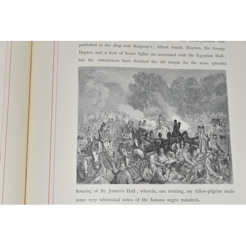 335 - LONDON, A PILGRIMAGE' BY GUSTAVE DORÉ AND BLANCHARD JERROLD, Grant & Co 1872, leather bound with gil... 