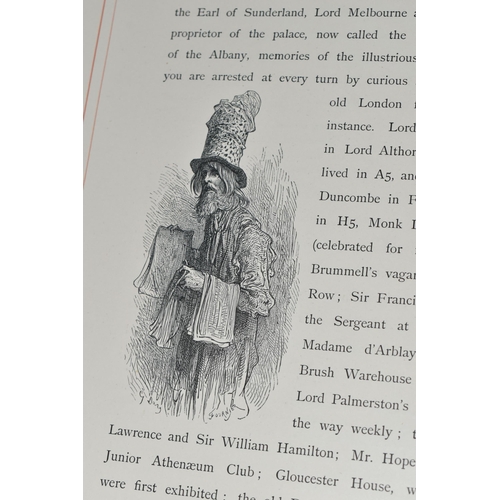 335 - LONDON, A PILGRIMAGE' BY GUSTAVE DORÉ AND BLANCHARD JERROLD, Grant & Co 1872, leather bound with gil... 