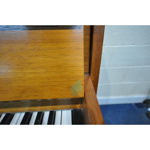 1256 - MONINGTON AND WESTON, A 20TH CENTURY OVERSTRUNG UPRIGHT PIANO, serial number 74407, width 141cm x de... 