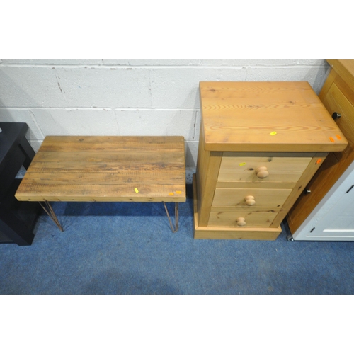 1299 - A BESPOKE SHOP SAMPLE CABINET, each side representing the different styles of cabinet for purchase, ... 