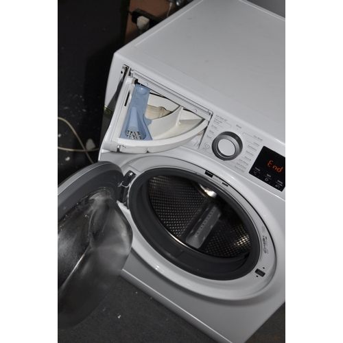 1052 - A HOTPOINT NSWE742UWSUKN 7KG WASHING MACHINE width 60cm depth 55cm height 84cm (PAT pass, spin cycle... 