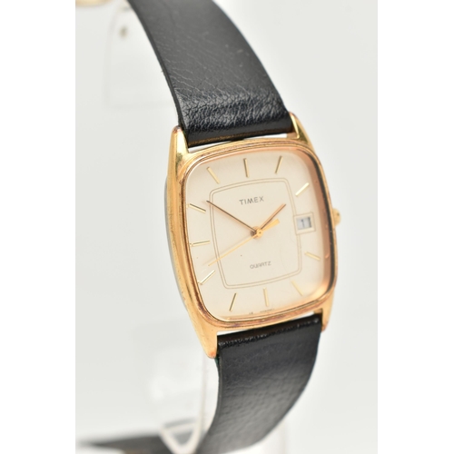 83 - TWO WRISTWATCHES, the first a gents 'Rotary' quartz movement, fitted with a gold plated bracelet and... 