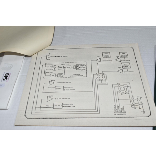 549 - A GEMINI INERTIAL MEASURING UNIT BOOKLET, the booklet informed Astronauts working on the programme o... 