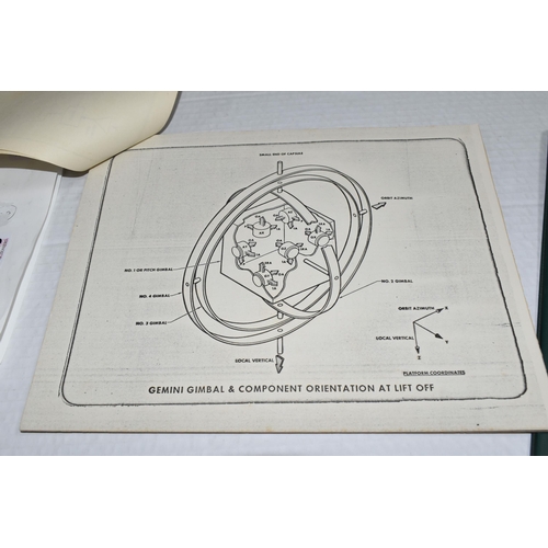 549 - A GEMINI INERTIAL MEASURING UNIT BOOKLET, the booklet informed Astronauts working on the programme o... 