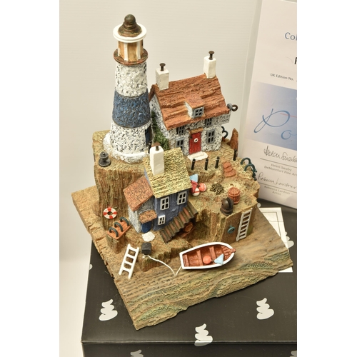 301 - REBECCA LARDNER (BRITISH 1971) THE PUFF INN', an artist proof sculpture of an inn and a lighthouse, ... 