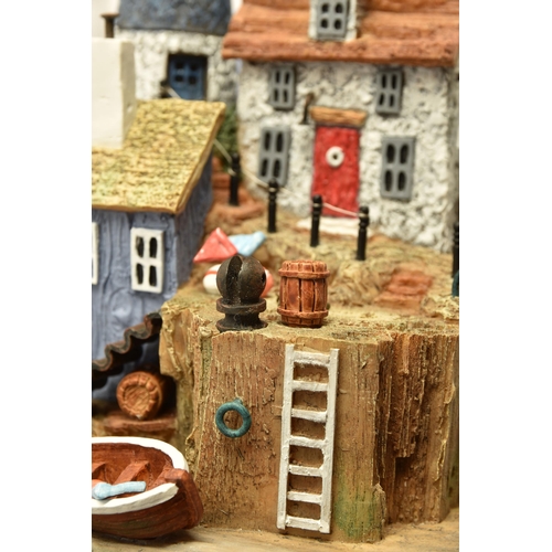 301 - REBECCA LARDNER (BRITISH 1971) THE PUFF INN', an artist proof sculpture of an inn and a lighthouse, ... 