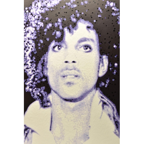 313 - GAIL TROTH (BRITISH CONTEMPORARY) 'MATTIE'S SON', a contemporary portrait of pop star Prince (Mattie... 