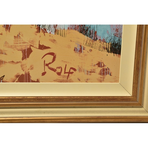 317 - ROLF HARRIS (AUSTRALIA 1930-2023) 'BANJO PATERSON WRITES WALTZING MATILDA', a signed limited edition... 