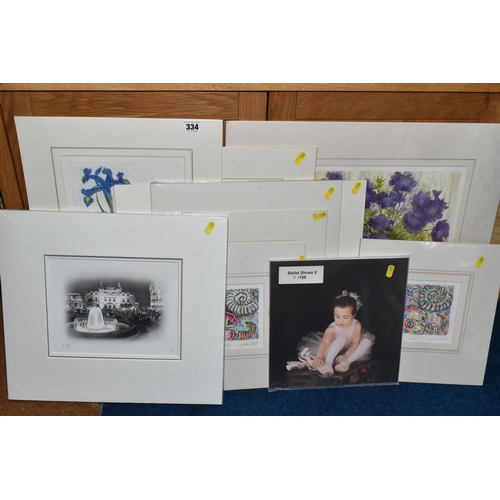 334 - TEN LIMITED EDITION PRINTS, comprising two limited edition prints by Darren Baker (British 1976) 'Ba... 