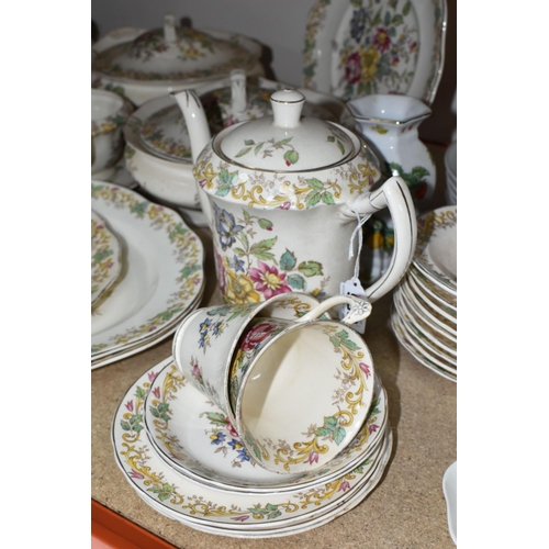 356 - A GROUP OF ROSENTHAL AND JAMES KENT REGENCY PATTERNED DINNER AND TEA WARE to include a quantity of J... 