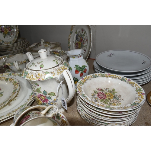 356 - A GROUP OF ROSENTHAL AND JAMES KENT REGENCY PATTERNED DINNER AND TEA WARE to include a quantity of J... 