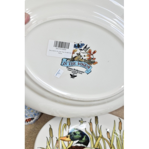 359 - A GROUP OF EMMA BRIDGEWATER PLATES AND ORNAMENTS comprising a Game Birds Mallard plate, two Forget M... 