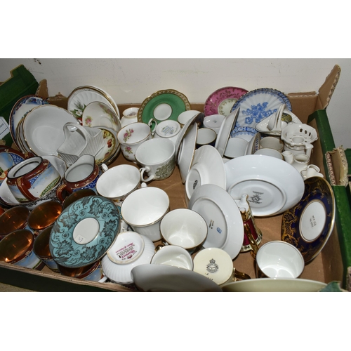 360 - FIVE BOXES OF ASSORTED TEAWARES to include a German tea set manufactured by Furstenberg comprising t... 