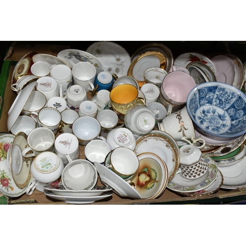 360 - FIVE BOXES OF ASSORTED TEAWARES to include a German tea set manufactured by Furstenberg comprising t... 