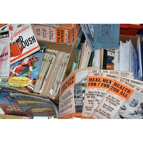 363 - FIVE BOXES OF MAGAZINE COLLECTIONS to include a large quantity of Photo guide Magazines, assorted vi... 