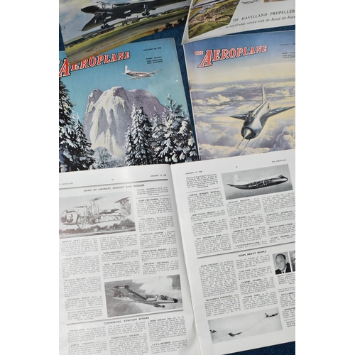 365 - A COLLECTION OF THE AEROPLANE MAGAZINE 1942 - 1951, March, April and October to December 1942 and th... 