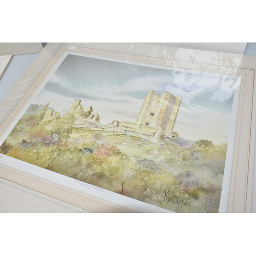 390 - A LARGE GROUP OF LIMITED EDITION MOUNTED PRINTS BY K W BURTON, ERIC STURGEON, AND DARREN BAKER, to i... 