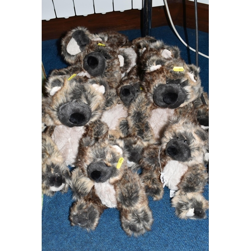 394 - EIGHT ASSORTED SUKI 'MONTY' TEDDY BEARS, soft plush, various sizes, all appear in very good conditio... 