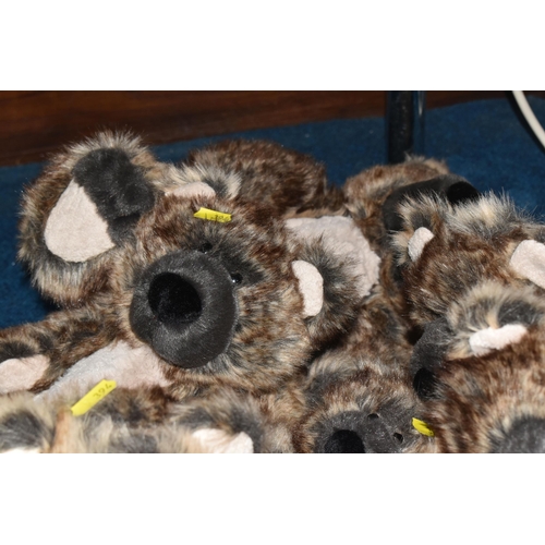 394 - EIGHT ASSORTED SUKI 'MONTY' TEDDY BEARS, soft plush, various sizes, all appear in very good conditio... 